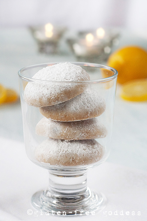 Snowy Lemon Cookies - Gluten-Free and Dairy-Free