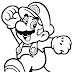 Páginas para colorir com personagens Mario
