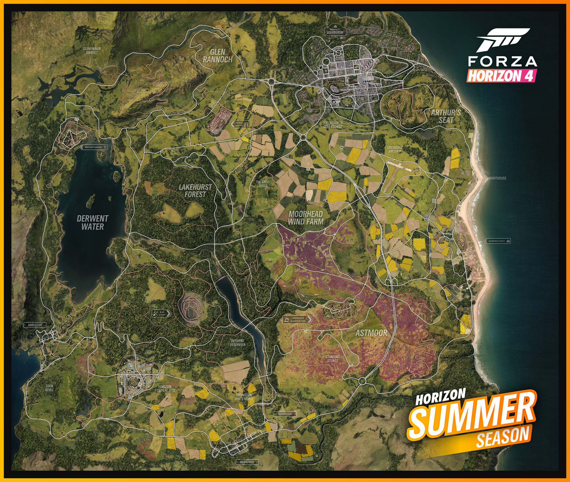 Forza Horizon 4 Map