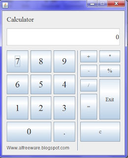 Kalkulator dengan Java alfreeware - download software geratis, tutorial ...