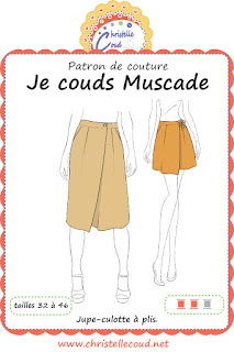patron de couture Muscade jupe culotte