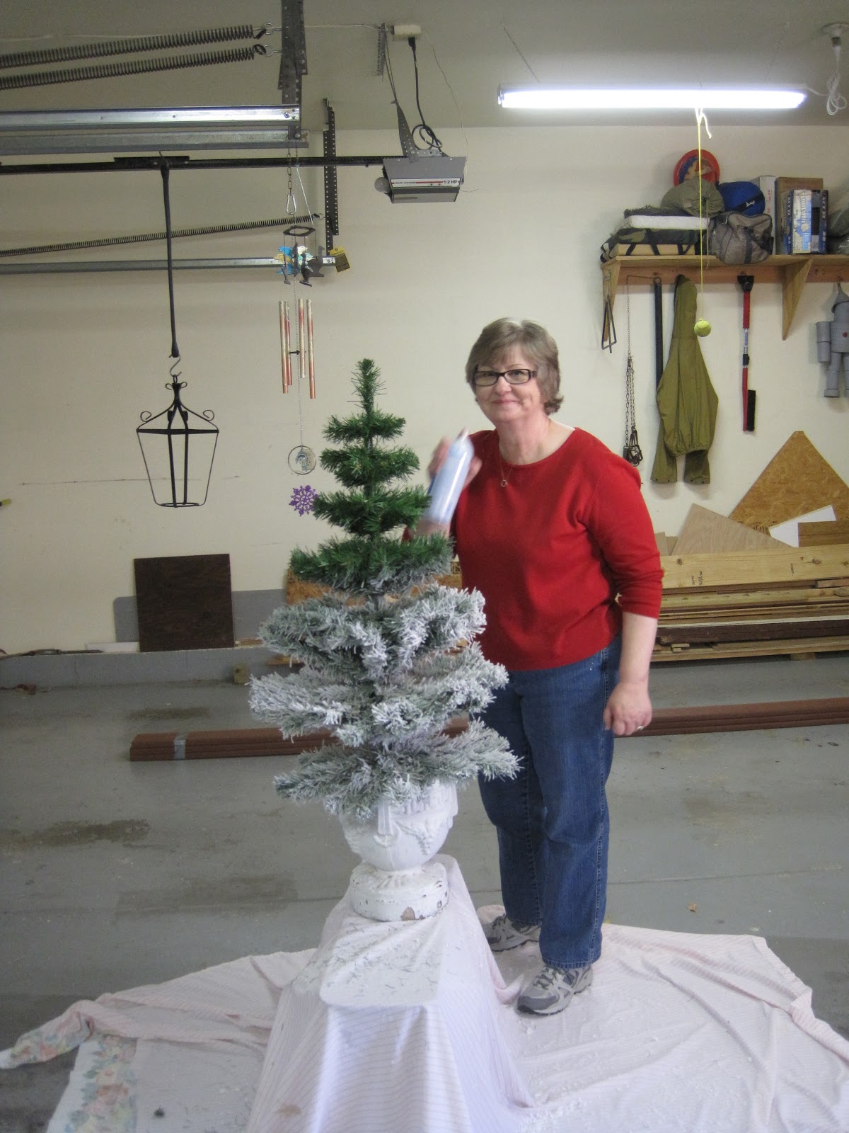 On Crooked Creek Flocking The Tree