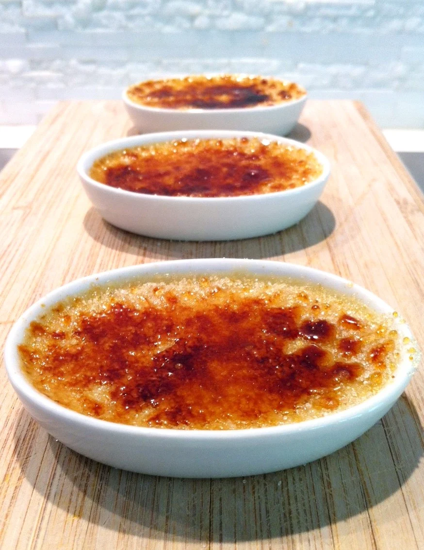 Cook on your feet: Foie Gras Creme Brulee