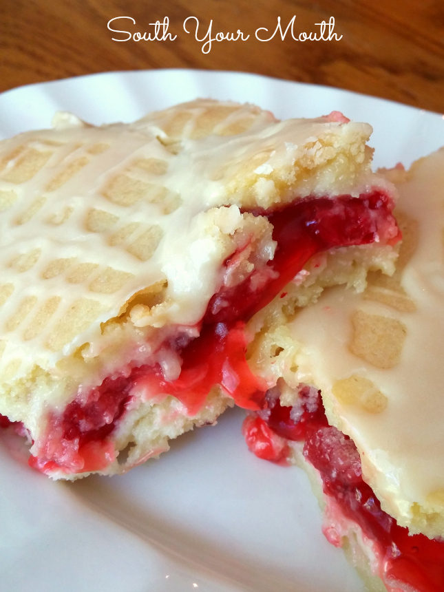 South Your Mouth Cherry Cheese Danish Bars