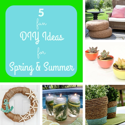 5 fun DIY ideas for spring & summer |Keeping it Real