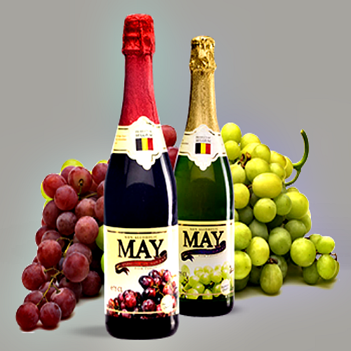 Share the love this Valentine's Day with MAY Sparkling Grape Juice 