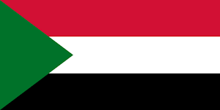 Bendera Negara Sudan di Kawasan Timur Tengah
