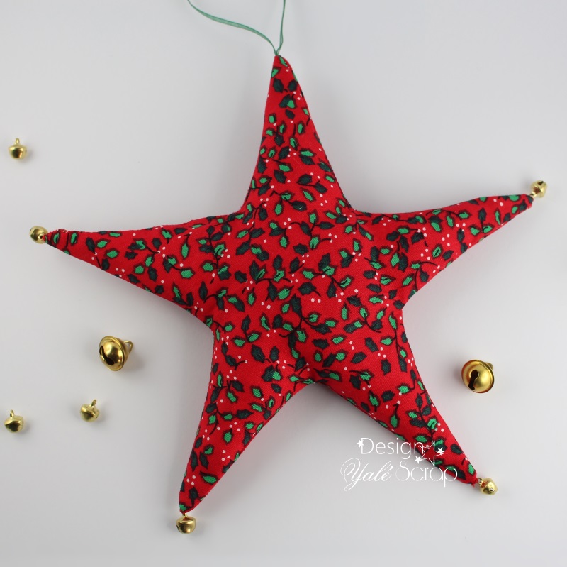 Histoire de… Étoile de Noël en tissu Histoire de… Étoile de Noël en tissu