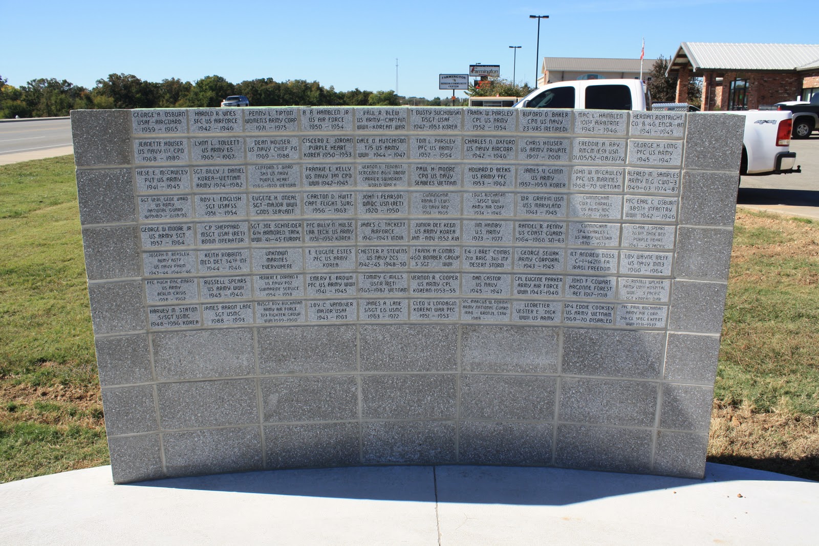 Life's Many Stories...A Headstone Blog A Veterans Memorial