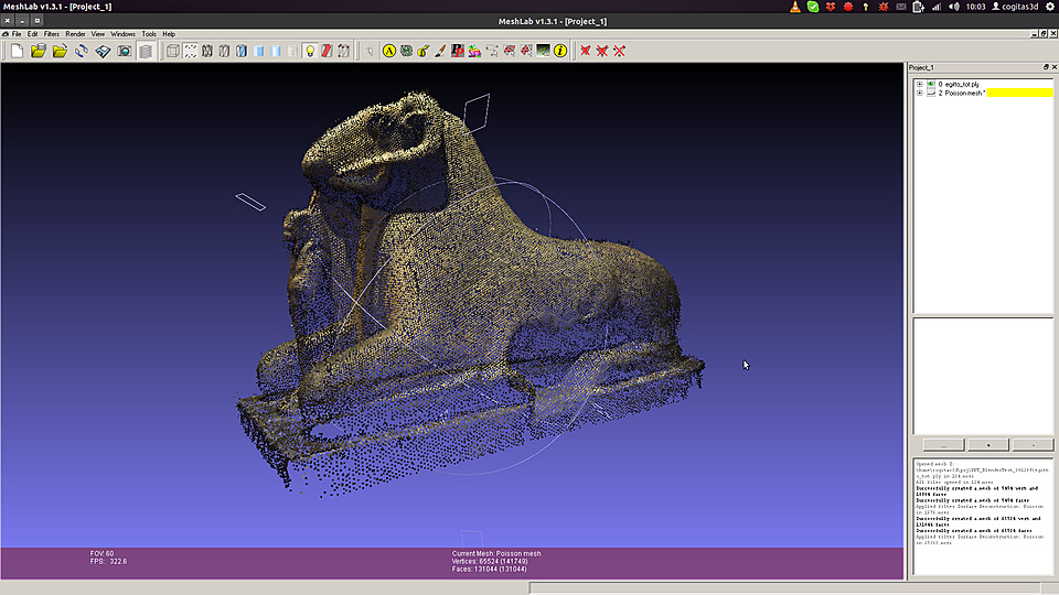 ATOR: Converting pictures into a 3D mesh with PPT, MeshLab and Blender