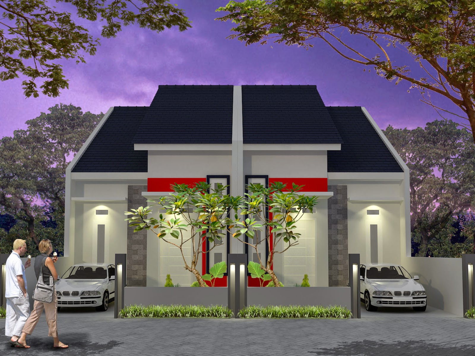  Desain  Rumah  Minimalis  Tipe 45 Dan  Harga  Terbaru Taman Minimalis  Di Rumah 