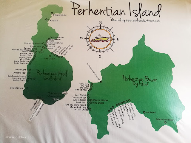 Peta Pulau Perhentian Ombak Dive Resort Penginapan Terbaik Di Pulau Perhentian Kecil