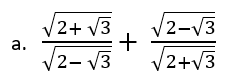 Round sqrt. \Sqrt((4)/(25))-\sqrt((36)/(81)). Sqrt(7 * 3 ^ 4) * sqrt(7 * 2 ^ 2). Sqrt2/2. \Sqrt{2}^{\sqrt{2}^{\sqrt{2}^{\sqrt{2}^{\sqrt{2}^{\sqrt{2}^{\sqrt{2}^{\sqrt{2}^{\sqrt{2}^{\sqrt{2}^{\sqrt{2}}}}}}}}}}}.