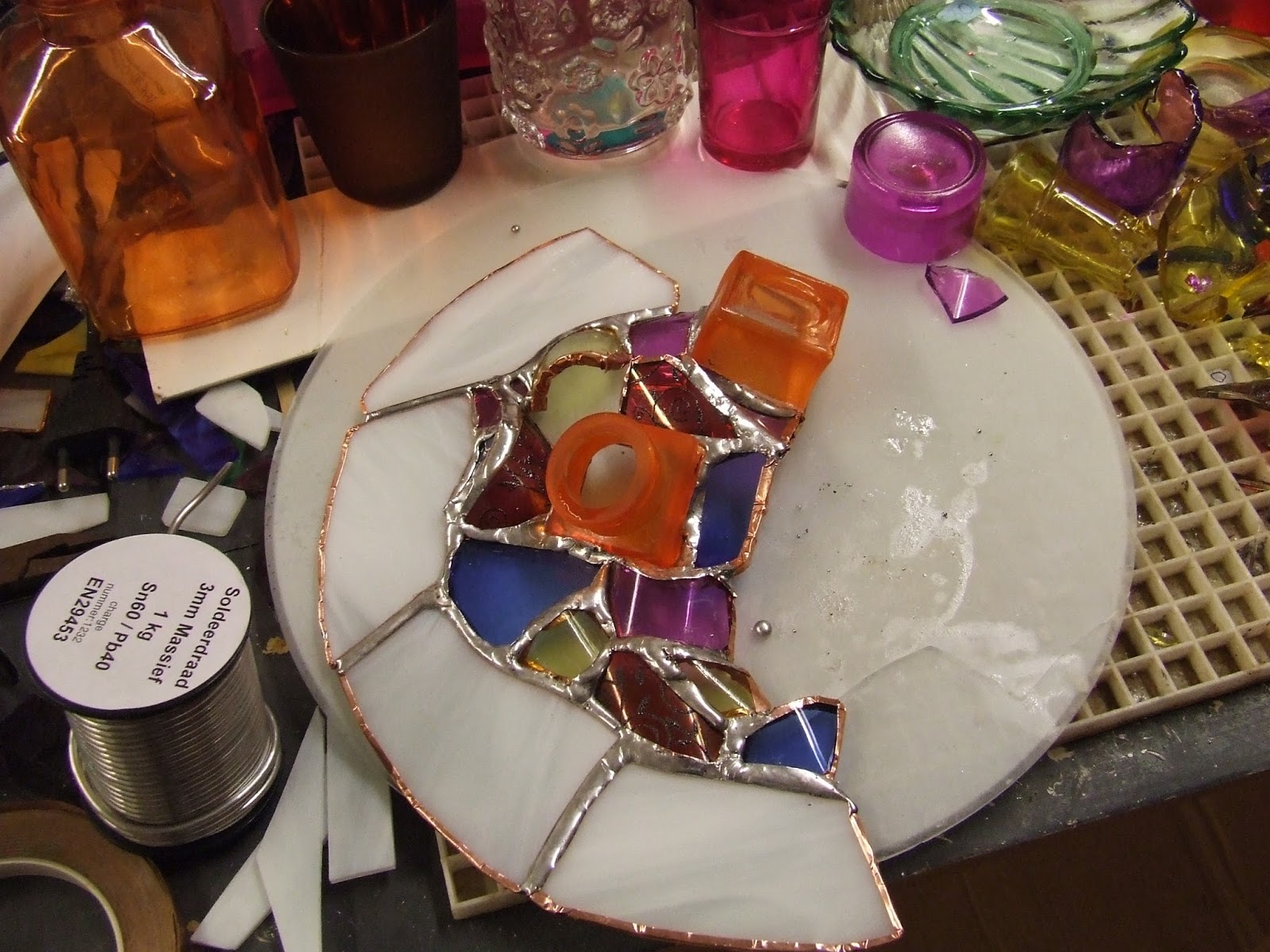goedkoop mozaïek glas voor muur en vloer mv-driobleu