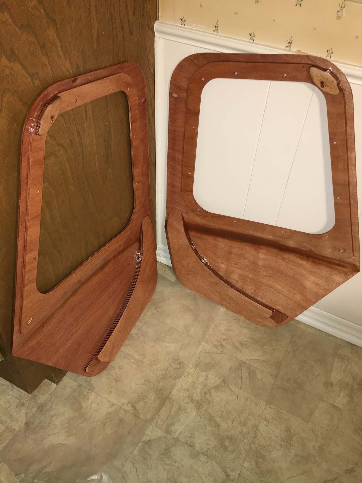 Building The Clc Teardrop Camper Door Hinges And Rear Hatch Hinges