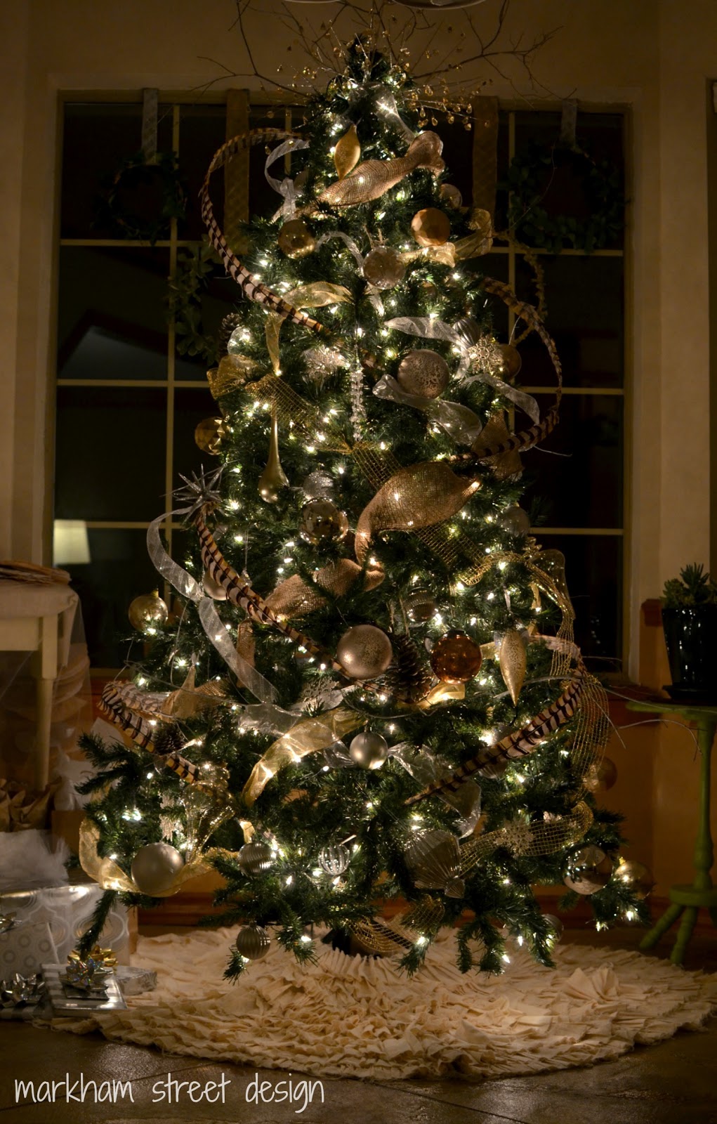 Laura Orr Interiors: Rustic Glam Christmas Tree