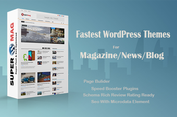 Free Download Supermag V1.0 - Fast Material Magazine Wordpress Theme
