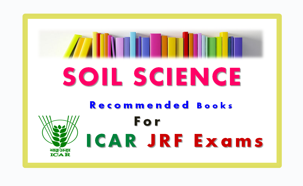 List of books for ICAR JRF Preparation Soil Science