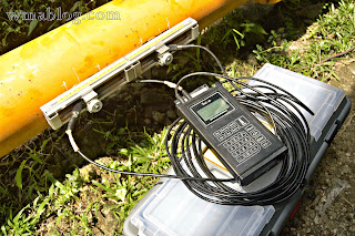 portable ultrasonic flow meter