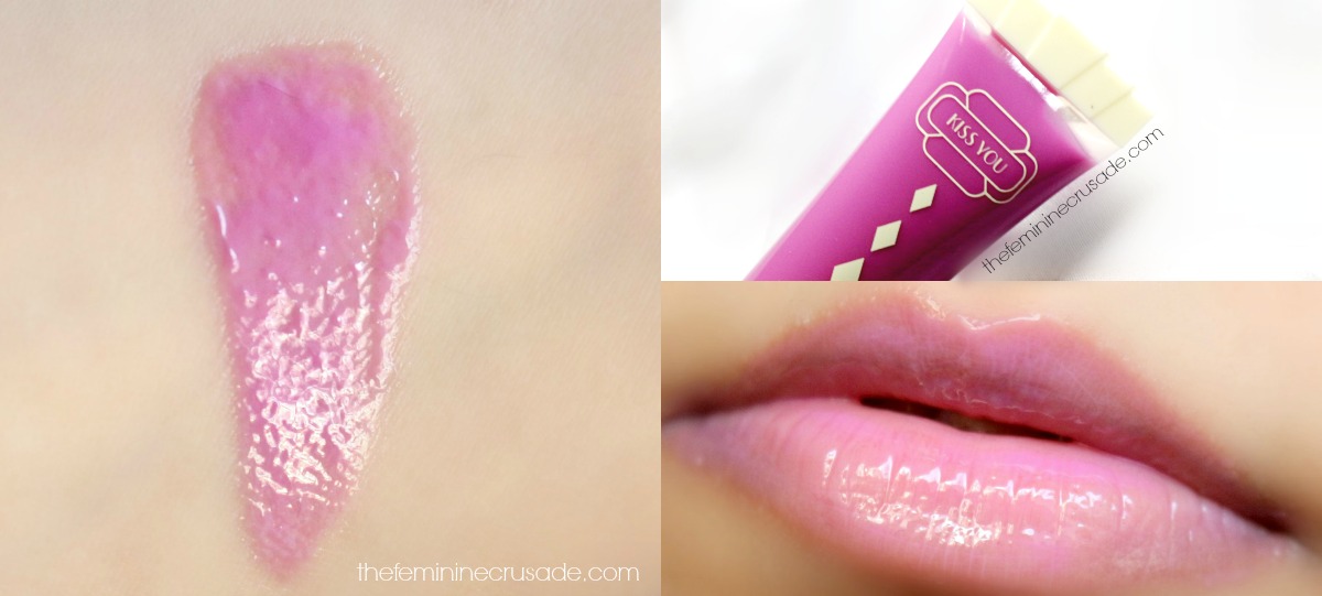 Benefit Ultra Plush Lip Gloss in 'Kiss You' - Swatches