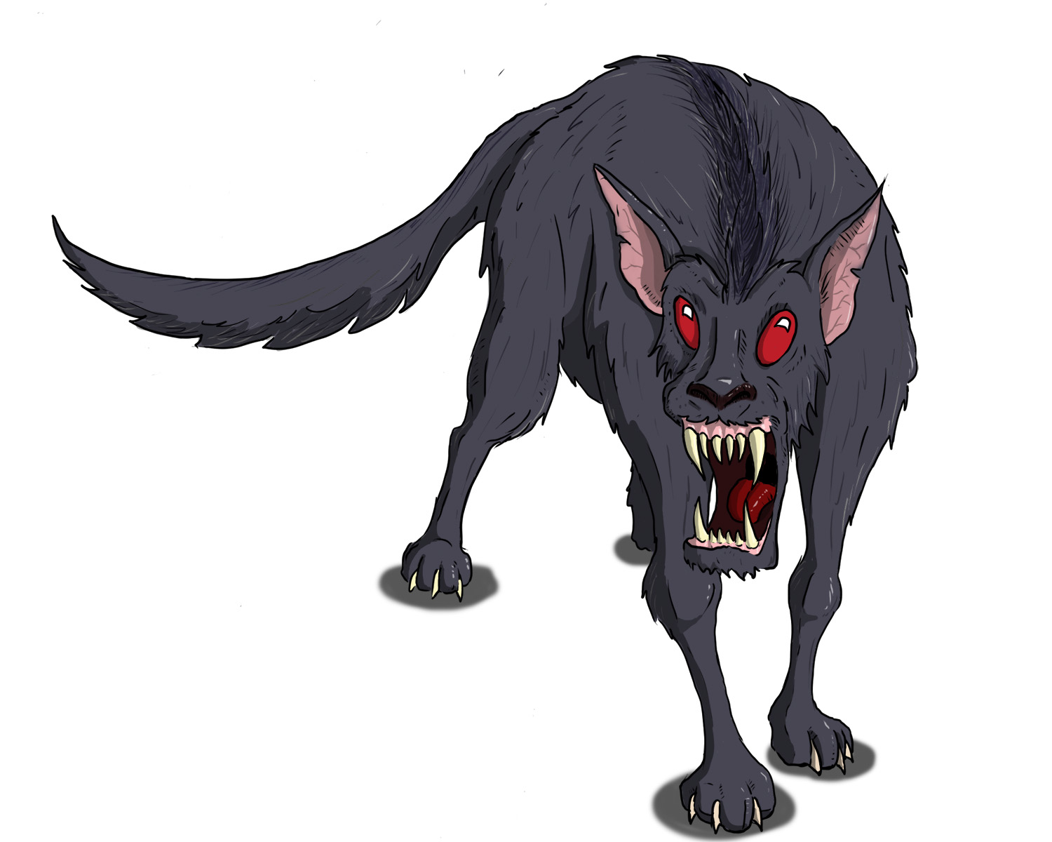 D&D Basic Monsters: Worg.