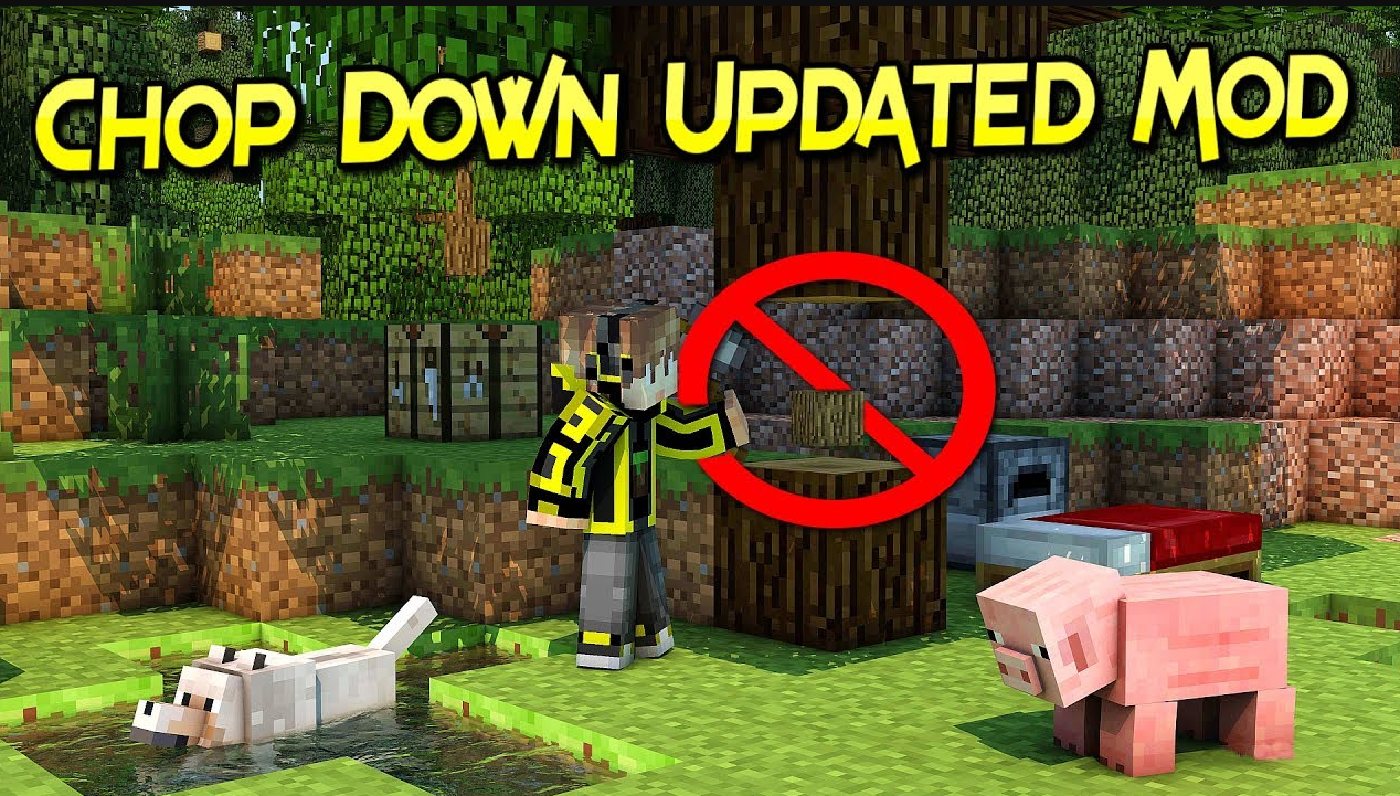 Chop Down Updated Mod Fisica E Queda Nas Arvores 1 12 1 11 1 10 1 9 Minemods