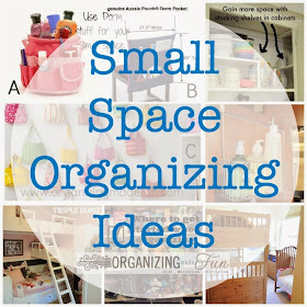 Small Space Organizing Ideas :: OrganizingMadeFun.com