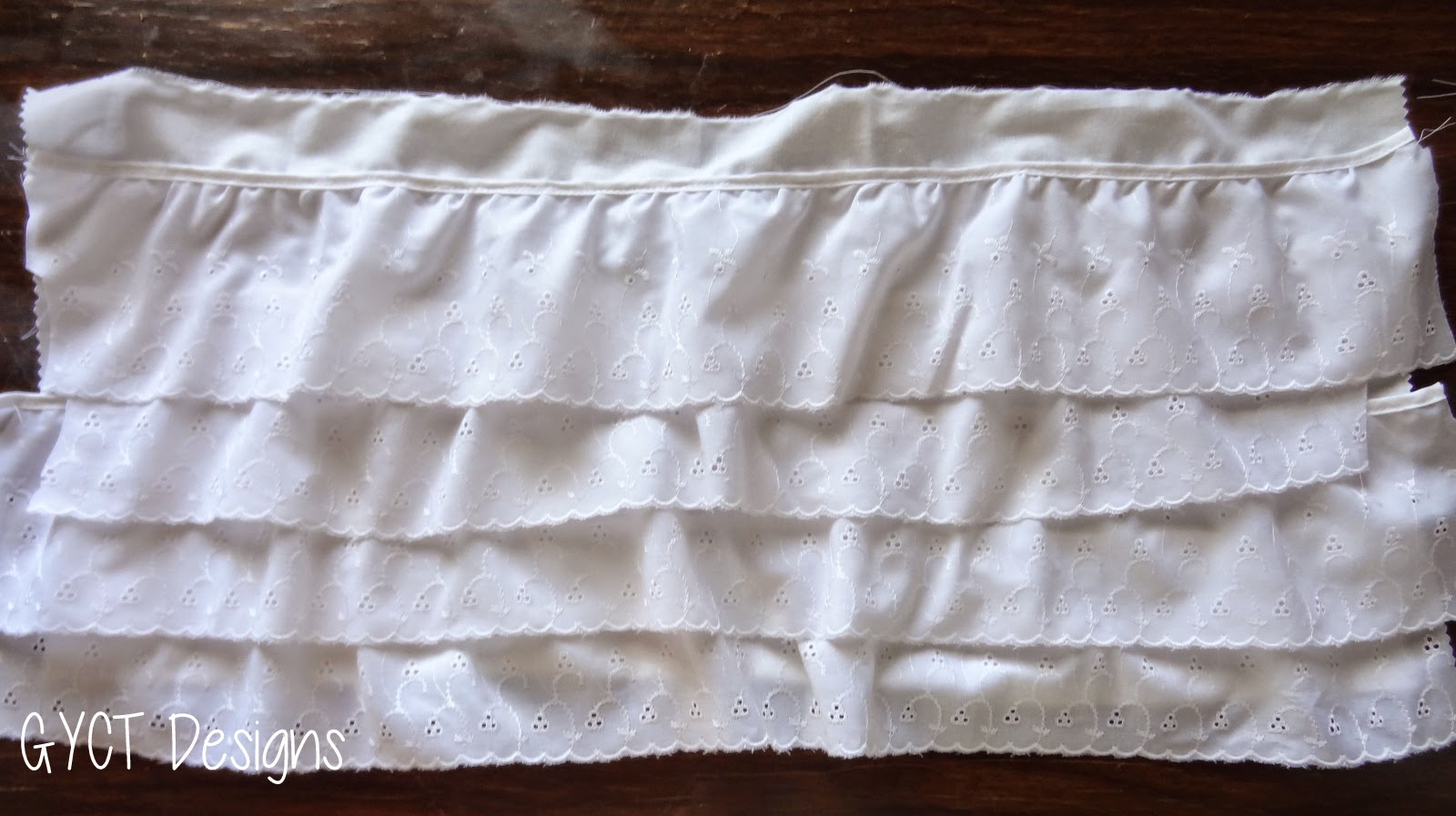 Partial ruffled petticoat