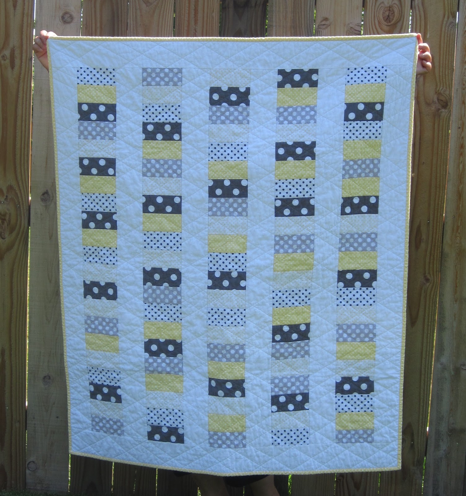 Steph Jacobson Designs completed stacked coins quilt
