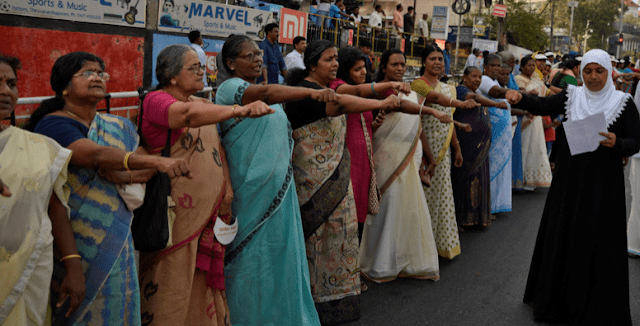 النساء فى الهند، احتجاجات النساء فى الهند 