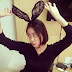 Wonder Girls' Lim posed for a cute photo with her bunny ears on