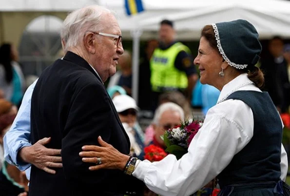  Queen Silvia of Sweden visited the 'Pensioners’ Day' (De gamlas dag) event