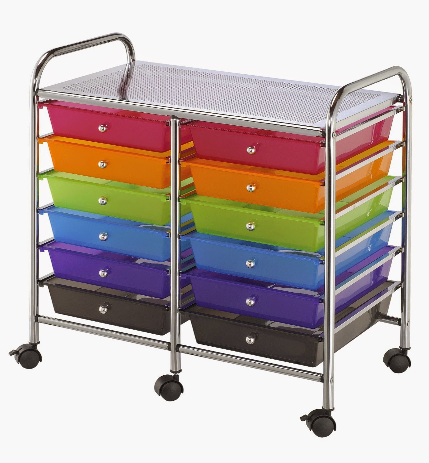The Amazing Alvin Rolling Storage Carts Multicolor photo