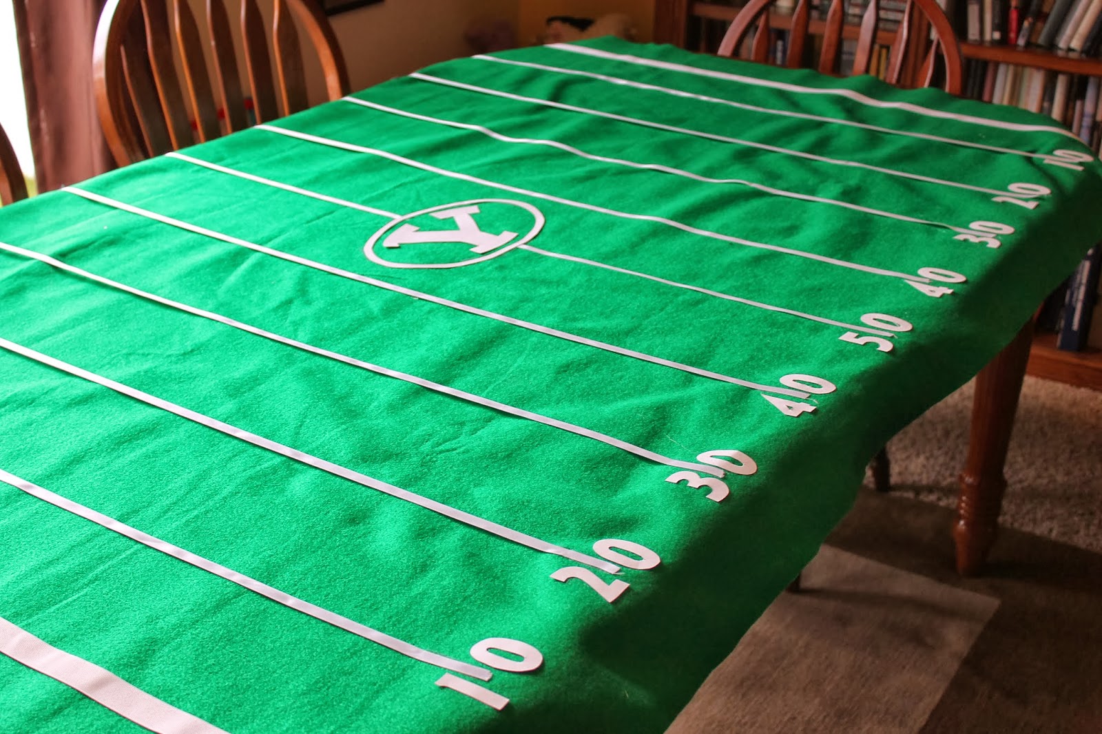 Homemade Happiness BYU Football Tablecloth