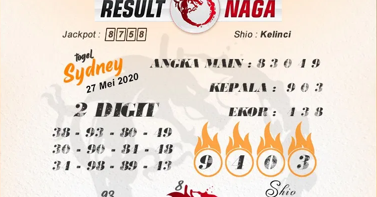 syair togel sydney rabu 27/05/2020