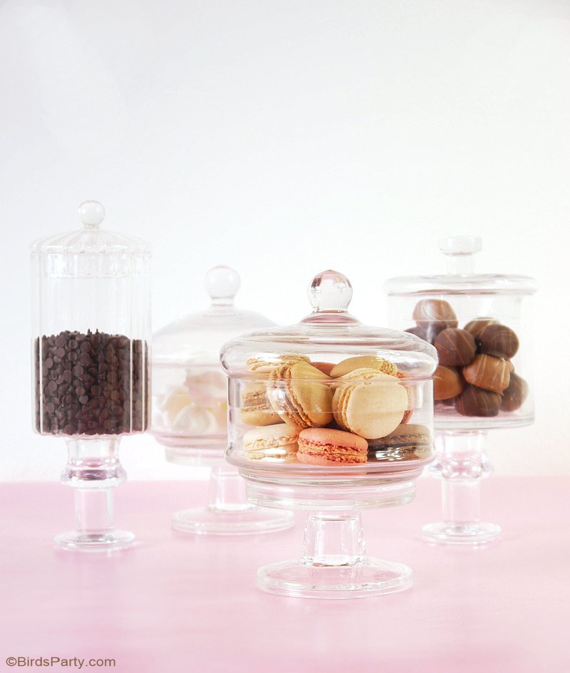 DIY Pedestal Candy Jars Party Ideas Party Printables Blog