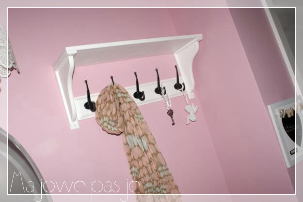 Majowe Pasje Biały Wieszak Z Półką Diy