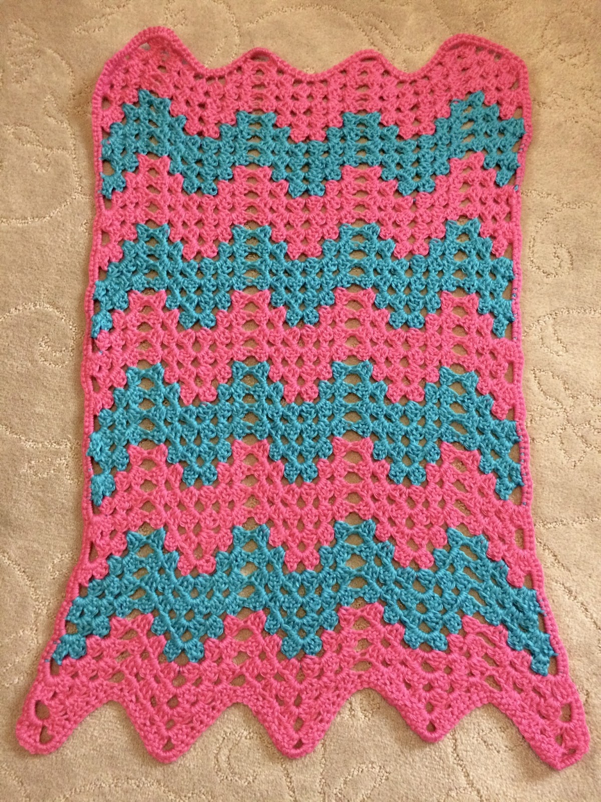 Crochet Security Blanket pattern