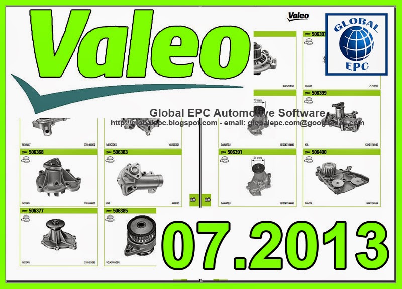 GLOBAL EPC AUTOMOTIVE SOFTWARE: VALEO CATALOGUE 07.2013 (MULTILANGUAGE).