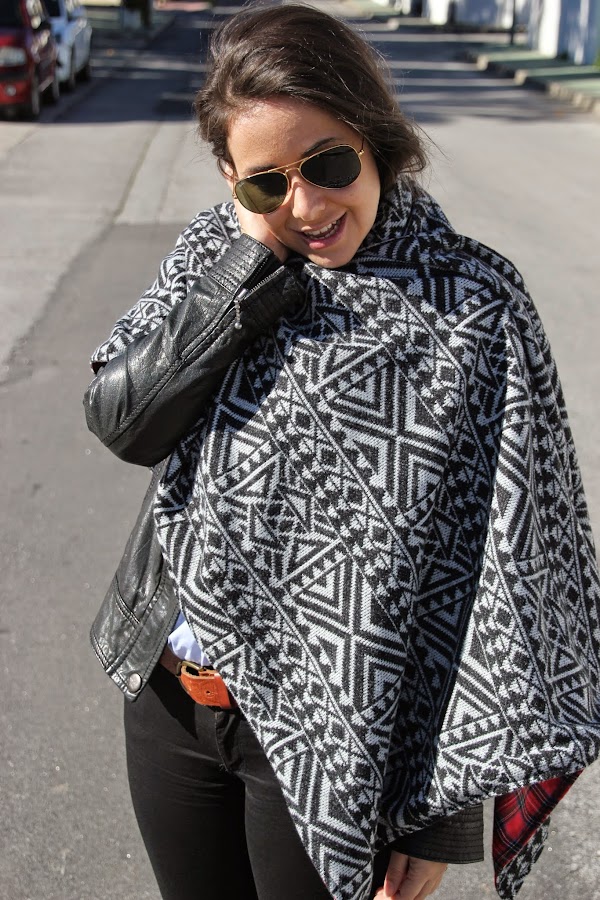 diy poncho reversible como hacer patrones gratis