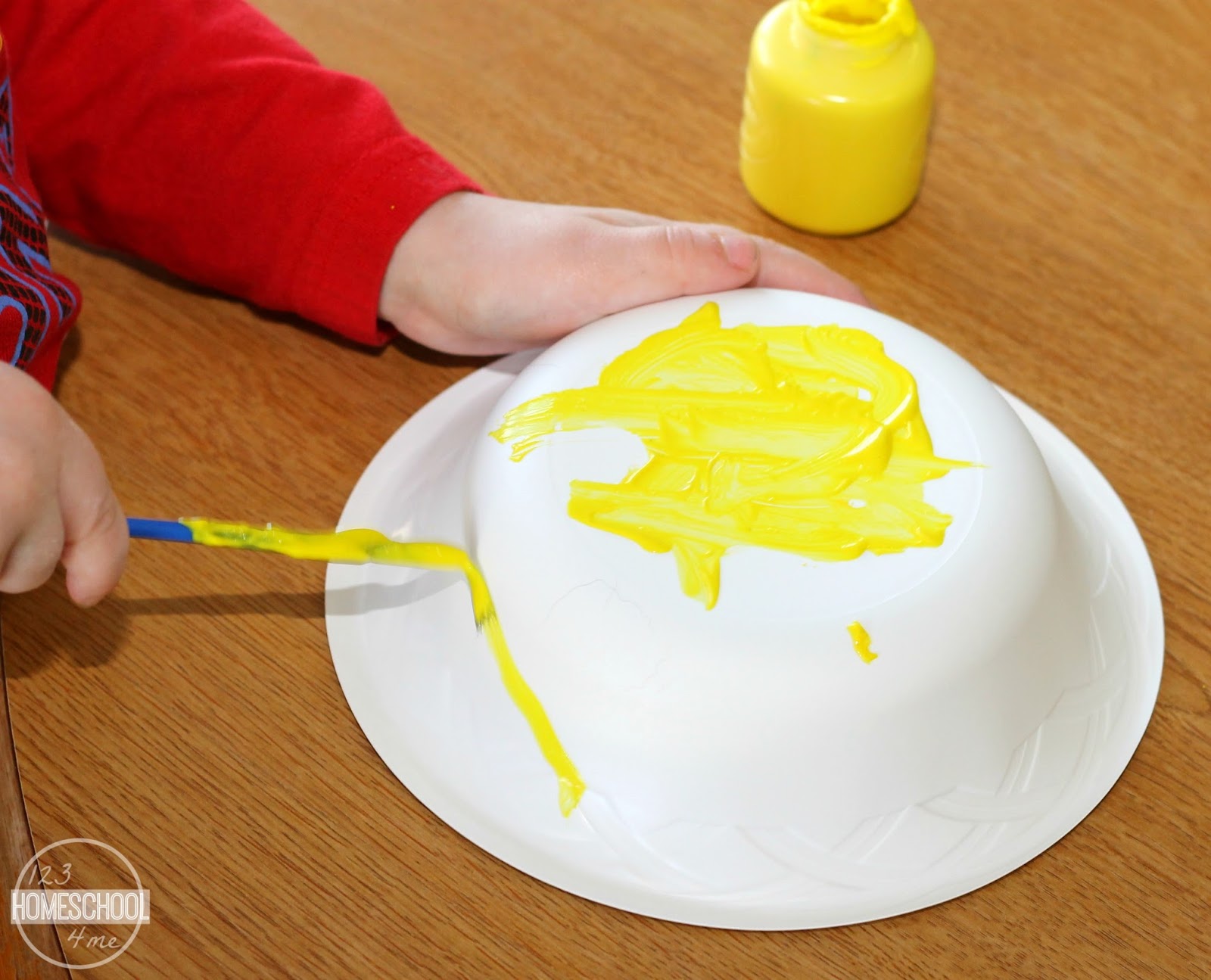 Paper Bowl Sun Craft