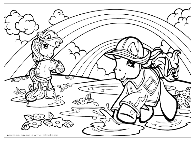 my little pony rain coloring page my little pony on title=