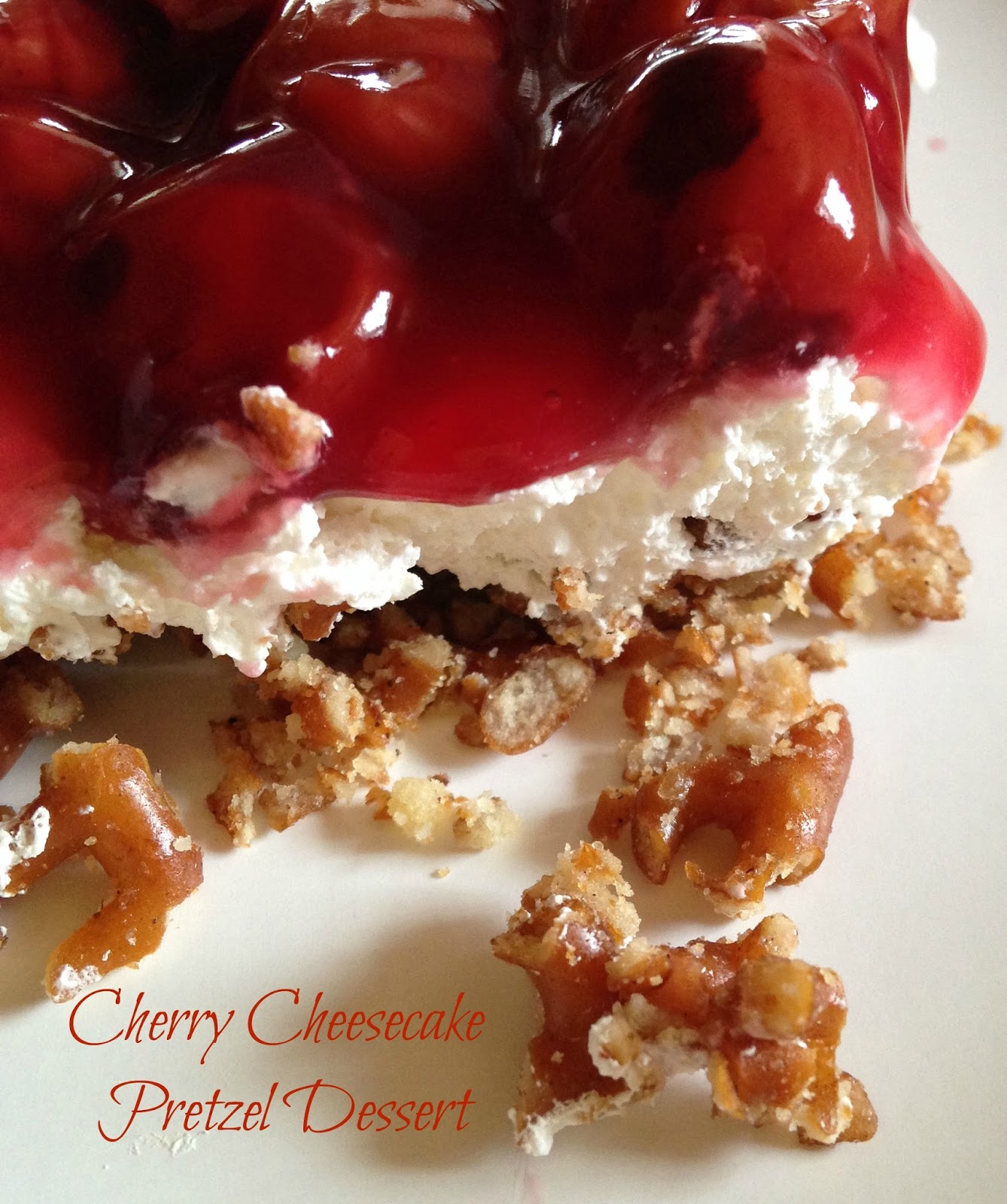 Cherry Cheesecake Pretzel Dessert/Salad Turnips 2 Tangerines