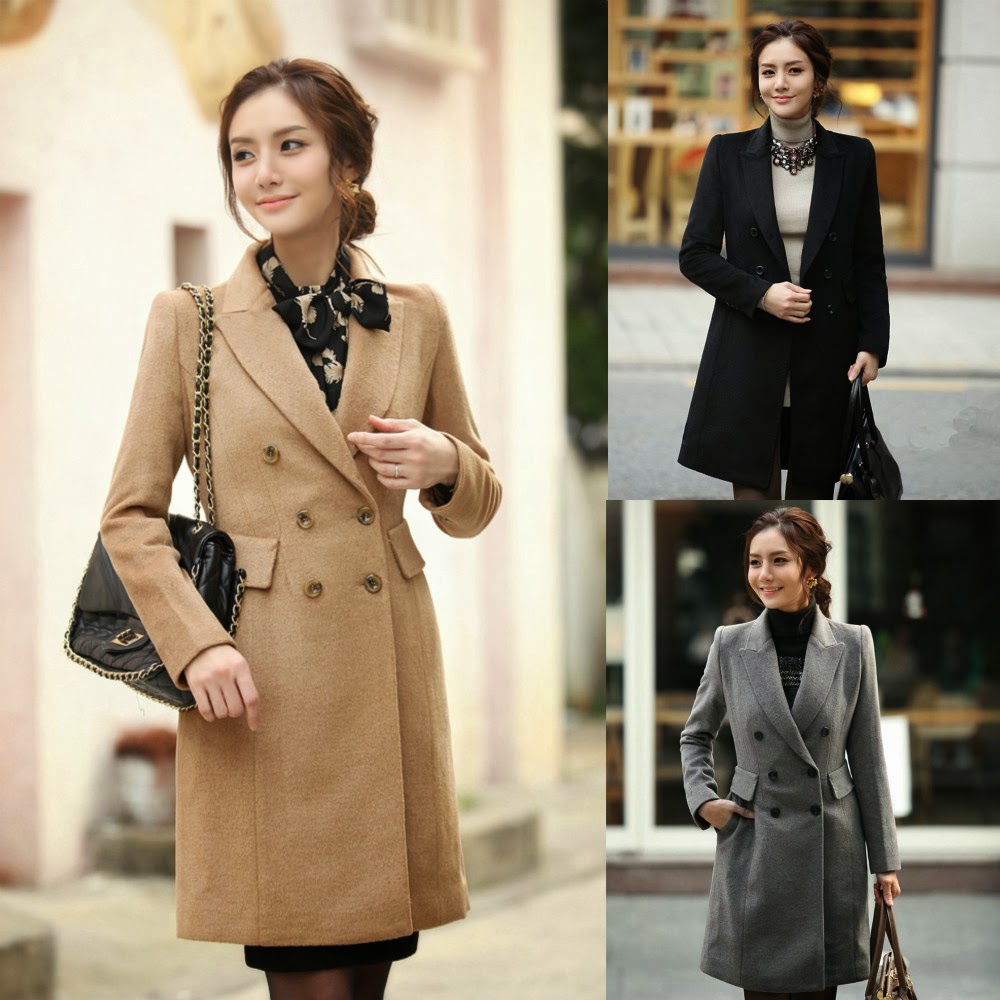 Link Camp: Autumn and Winter Wool Overcoat and Topcoat for Women ...