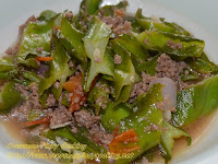 Winged Beans with Beef, Ginisang Sigarillas