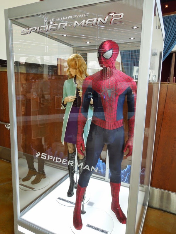 Amazing Spider-man 2 film costume exhibit