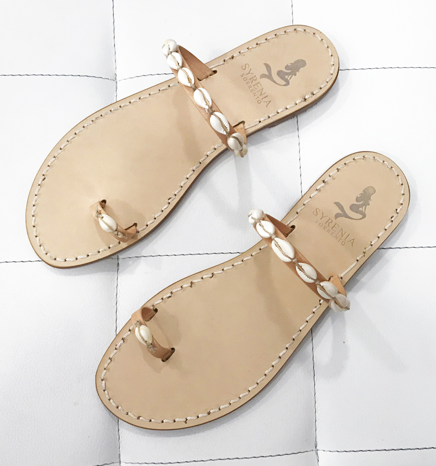 Scold rookie Bank Syrenia Handmade Leather Capri Sandals: Italian leather Capri Sandals -  Handcrafted and Customized