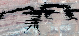 Surreal, alien desert waiting for new victims, abstract landscapes from the air from the deserts of Africa, Abstract Naturalism collection of Munimara, fear, horror, science fiction, art, Surreal, alien desert waiting for new victims, abstract landscapes from the air from the deserts of Africa,