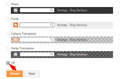 Navbar Blogger