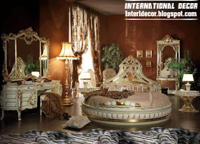 royal bedrooms with round bed 2015 , luxury bedroom furniture ideas 2015
